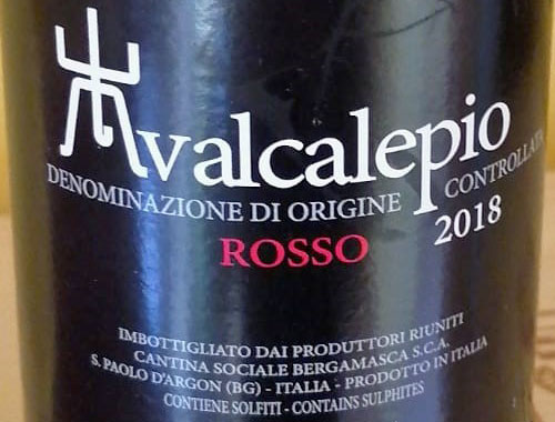 Valcalepio DOC di Cantina Sociale Bergamasca