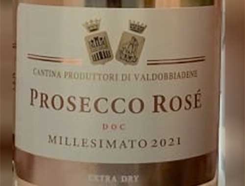 Prosecco Rosè DOC di Cantina Produttori Valdobbiadene