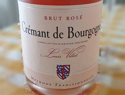 Crémant de Bourgogne Brut Rosé di Louis Villot