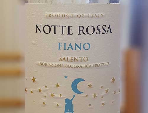 Fiano Salento IGP di Notte Rossa