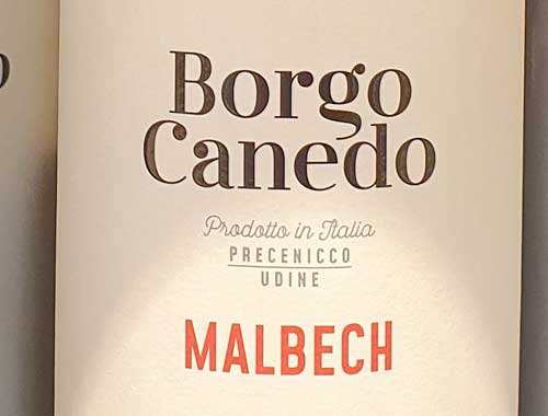 Malbech - Trevenezie IGT di Borgo Canedo