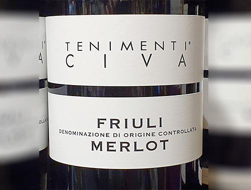 Merlot Friuli DOC di Tenimenti Civa