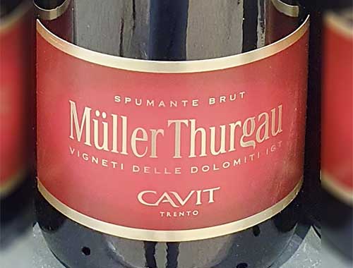 Müller Thurgau Brut IGT di Cavit