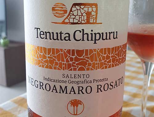 Tenuta Chipuru Negroamaro Rosato di Cantine Due Palme