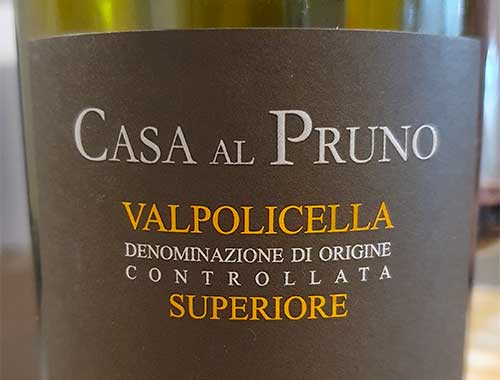 Valpolicella Superiore DOC di Casa al Pruno