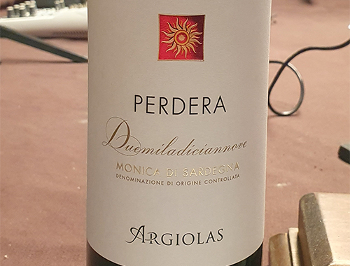 Perdera Duemiladiciannove DOC di Argiolas